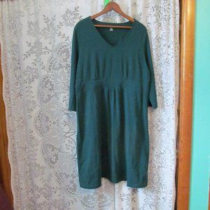 Land's End Stretchy Jersey V-neck Dress L